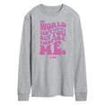 thumbnail image 1 of Barbie the Movie - You Inspire Me -  Men's Long Sleeve T- Shirt, 1 of 5
