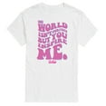 thumbnail image 1 of Barbie the Movie - You Inspire Me -  Men's Short Sleeve Graphic T- Shirt, 1 of 5