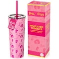 thumbnail image 1 of Barbie x Dragon Glassware 24 oz Vacuum Insulated Tumbler with Lid and Straws, Style Icon, 1 of 9