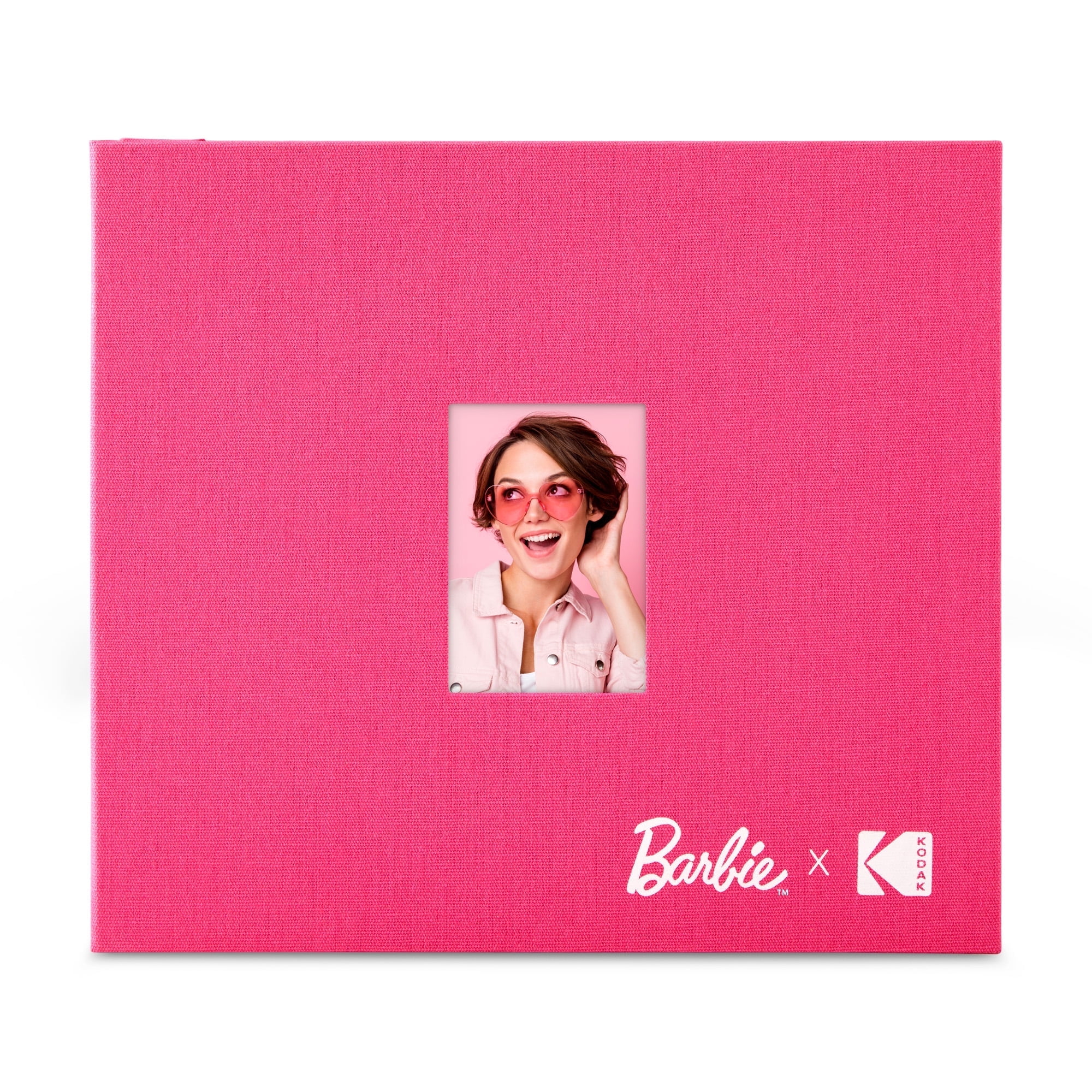 Barbie x Kodak 8x8 Pink Cloth Scrapbook Photo Album