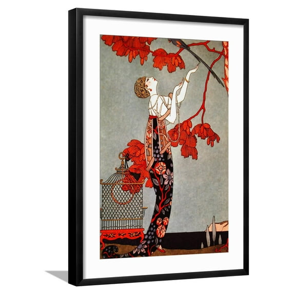 Art.com Barbier 2 Giclee Print by Vintage Apple Collection, Black Frame Wall Art, 21" x 29"