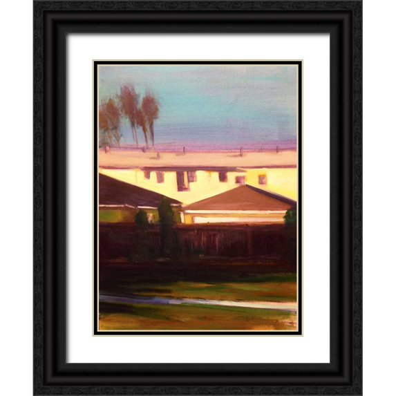Barbini, Eddie 12x14 Black Ornate Wood Framed with Double Matting Museum Art Print Titled - Sunlit IV