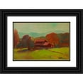 thumbnail image 1 of Barbini, Eddie 18x13 Black Ornate Wood Framed with Double Matting Museum Art Print Titled - Tucked Away I, 1 of 4