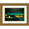 thumbnail image 1 of Barbini, Eddie 24x17 Gold Ornate Wood Framed with Double Matting Museum Art Print Titled - Night Time, 1 of 4