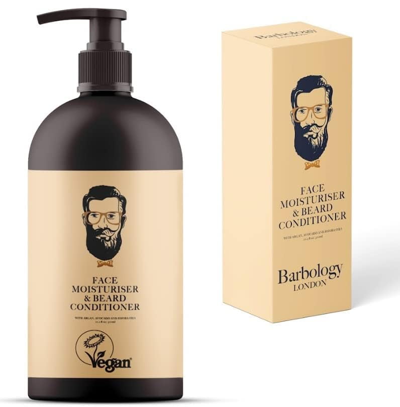 Barbology LONDON 2in1 Beard and Face Moisturizer with Jojoba Oil