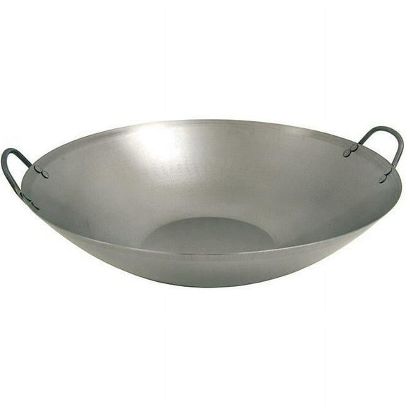 Barbour 8540 Classic Flat Bottom Steel Wok
