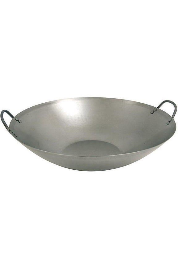 8540 Classic Flat Bottom Steel Wok