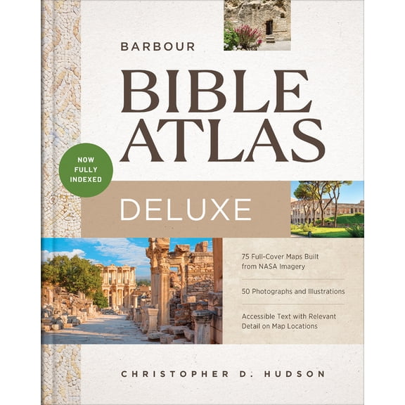 Barbour Bible Atlas Deluxe: Now Fully Indexed!, (Hardcover)