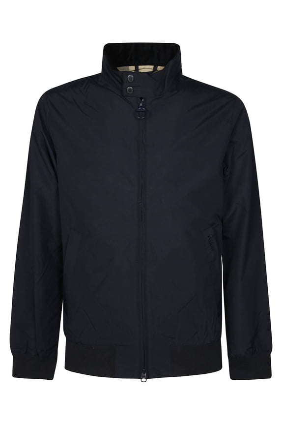 Black High Collar Bomber Jacket (Men's)