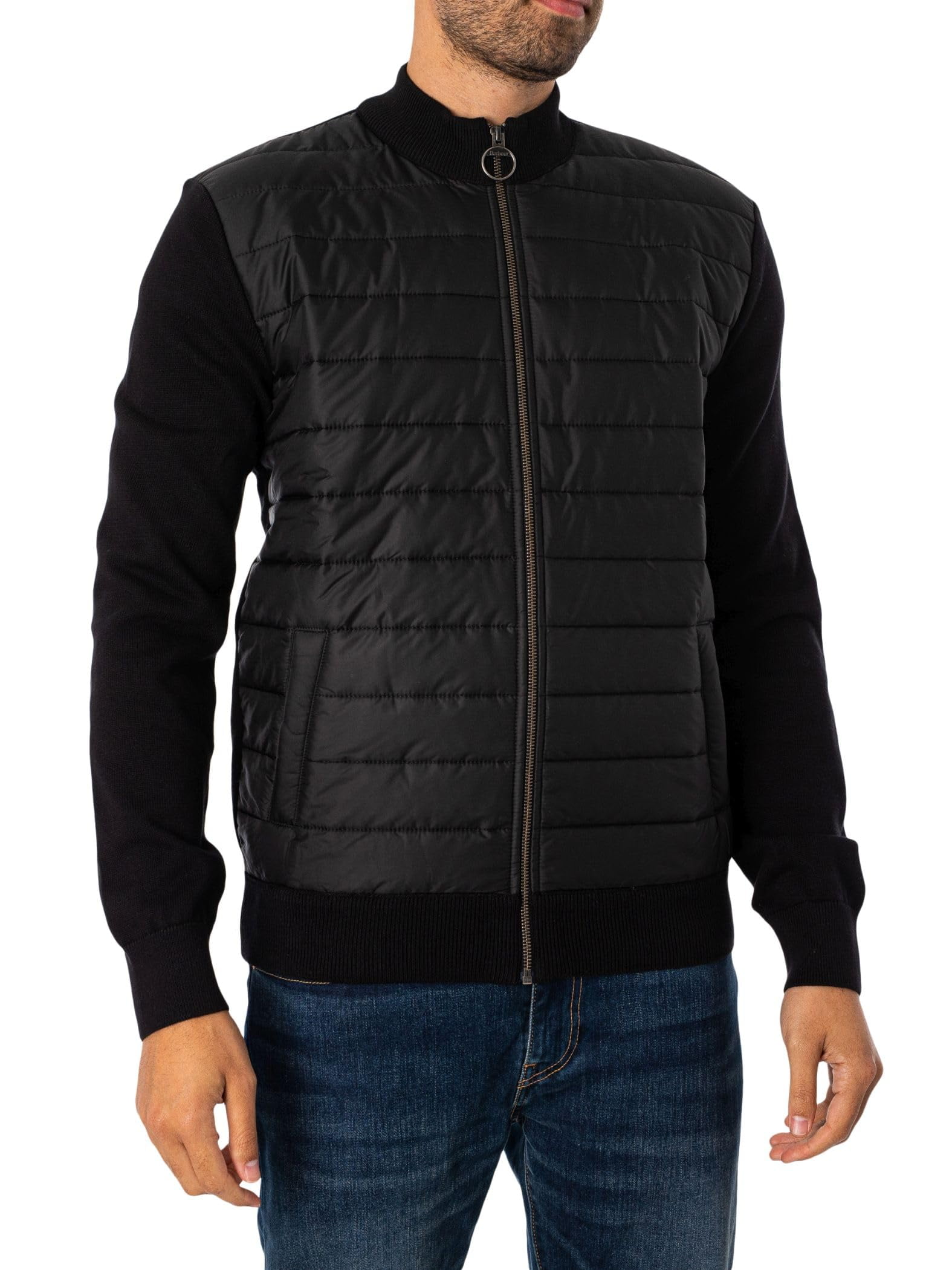 Barbour Barbour Essential Carn Baffle Zip Thru Black XL