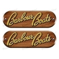 thumbnail image 1 of Barbour Custom Woodgrain Stickers - 10 inch long set. Remastered, 1 of 2