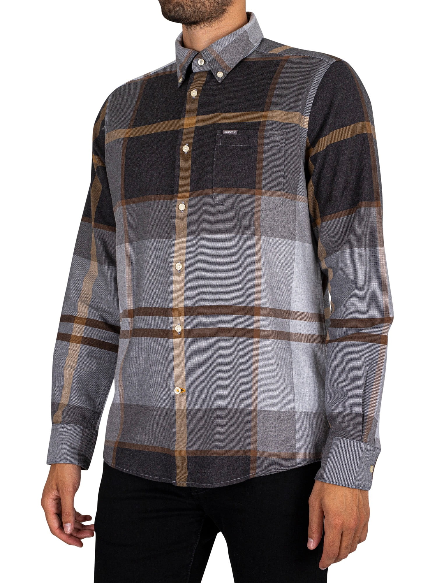 Barbour Dunoon Tailored Shirt, Grey
