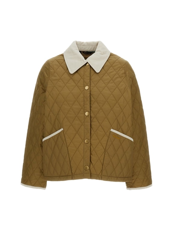 Liddesdale Style Quilted Jacket With Corduroy Accents (Women's)