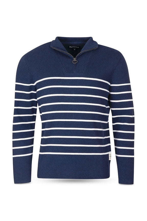 Men's Harbour Regular Fit Half Zip Mock Neck Sweater 2XL Navy B4HP