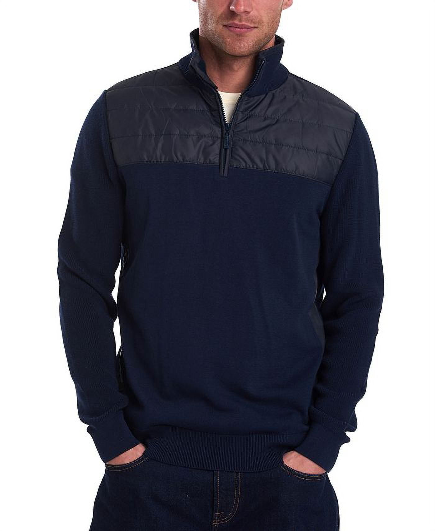 Barbour Mens Lundy Half Zip Jacket Blue Size Large Jamaica | Ubuy