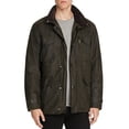 thumbnail image 1 of Barbour Men's Sapper Regular Fit Weatherproof Waxed Cotton Jacket Green Size Medium, 1 of 3
