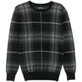 thumbnail image 1 of Barbour Men’s Tartan-Plaid Jacquard Sweaters, Dark Gray, XX-Large, 1 of 4