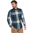 thumbnail image 1 of Barbour Mens Highland Check 33 Tailored Fit Shirt X-Large Green, 1 of 4