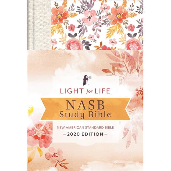 Barbour Publishing 204441 NASB 2020 Light for Life Study Bible - Golden Field Hardcover