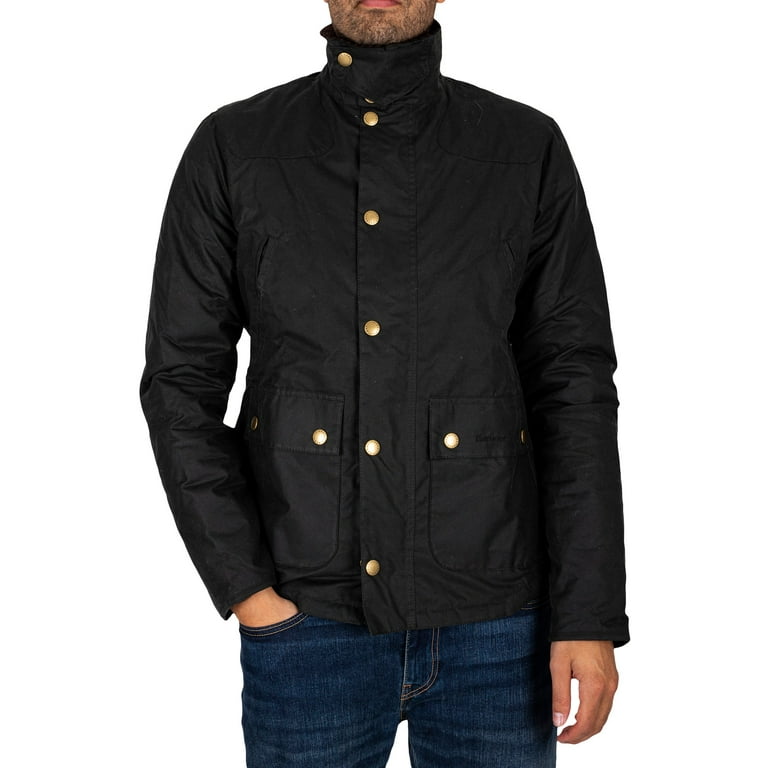 Barbour Reelin Wax Jacket, Green 