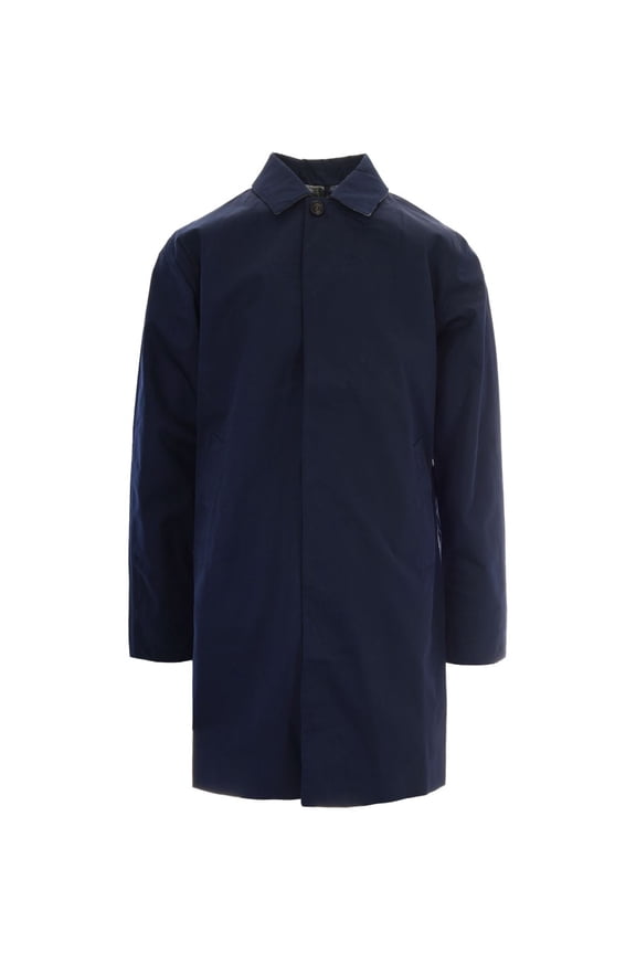 Rokig Blue Water-Resistant Trench Jacket (Men's)