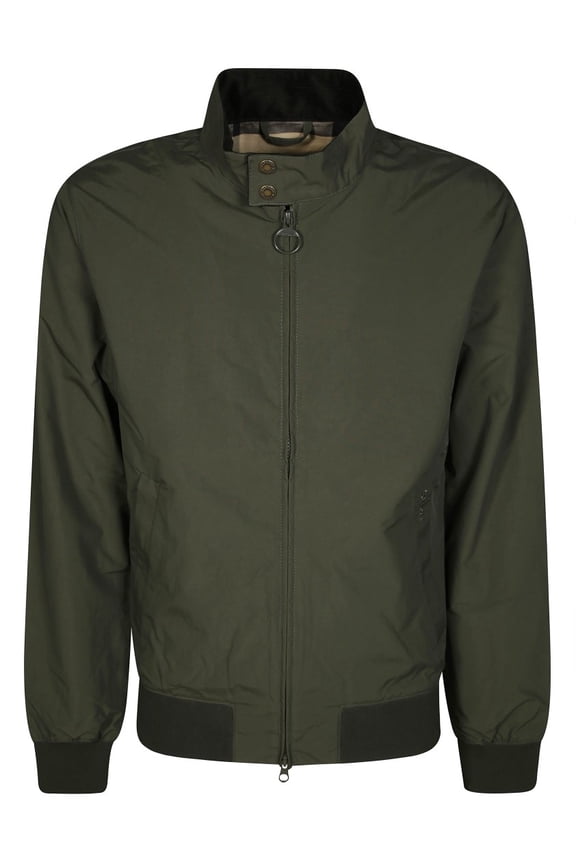 Stand Collar Ring Pull Bomber Jacket (Men's)