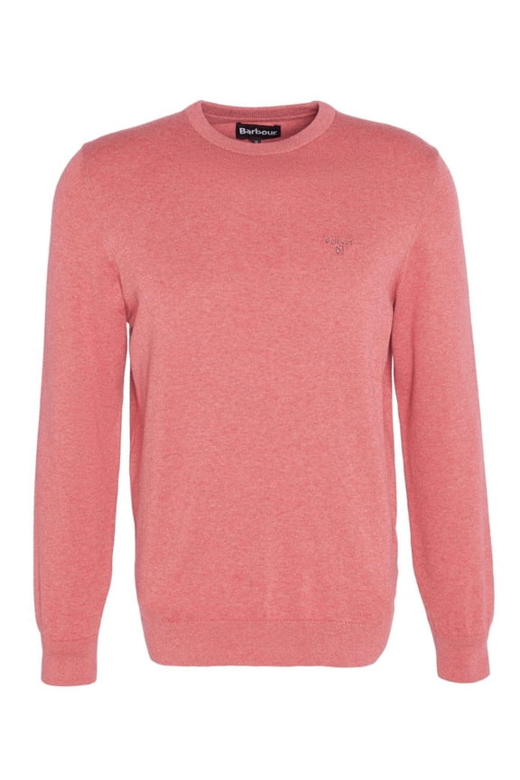 Tailored Pink Clay Sweatshirt With Subtle Embroidery (Men's)