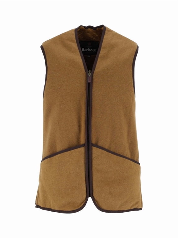 Warm Pile Waistcoat With Zip Closure And Front Pockets (Men's)