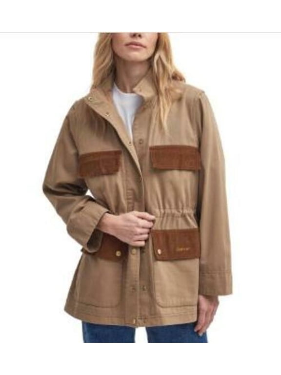 Women's Brown Casual Utility Jacket UK 16 US 12 NWT