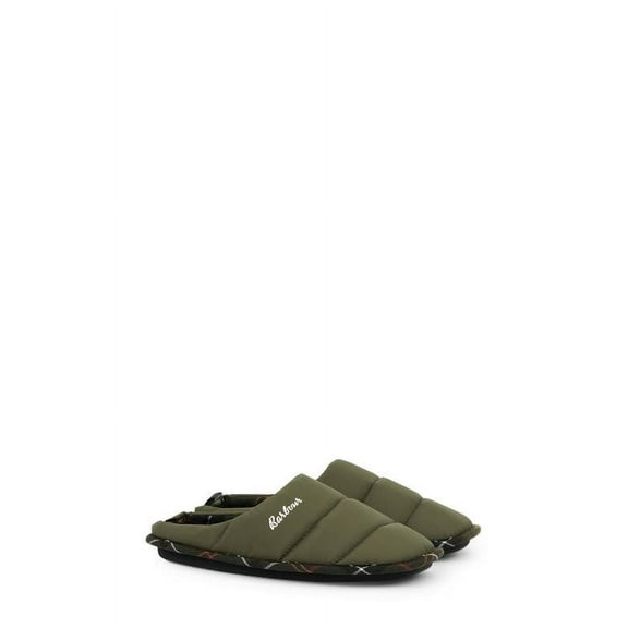Barbour Womens Scottie Quilted Slide Olive 9M