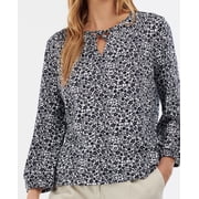 Barbour Womens Seaholly Top White Indigo 12
