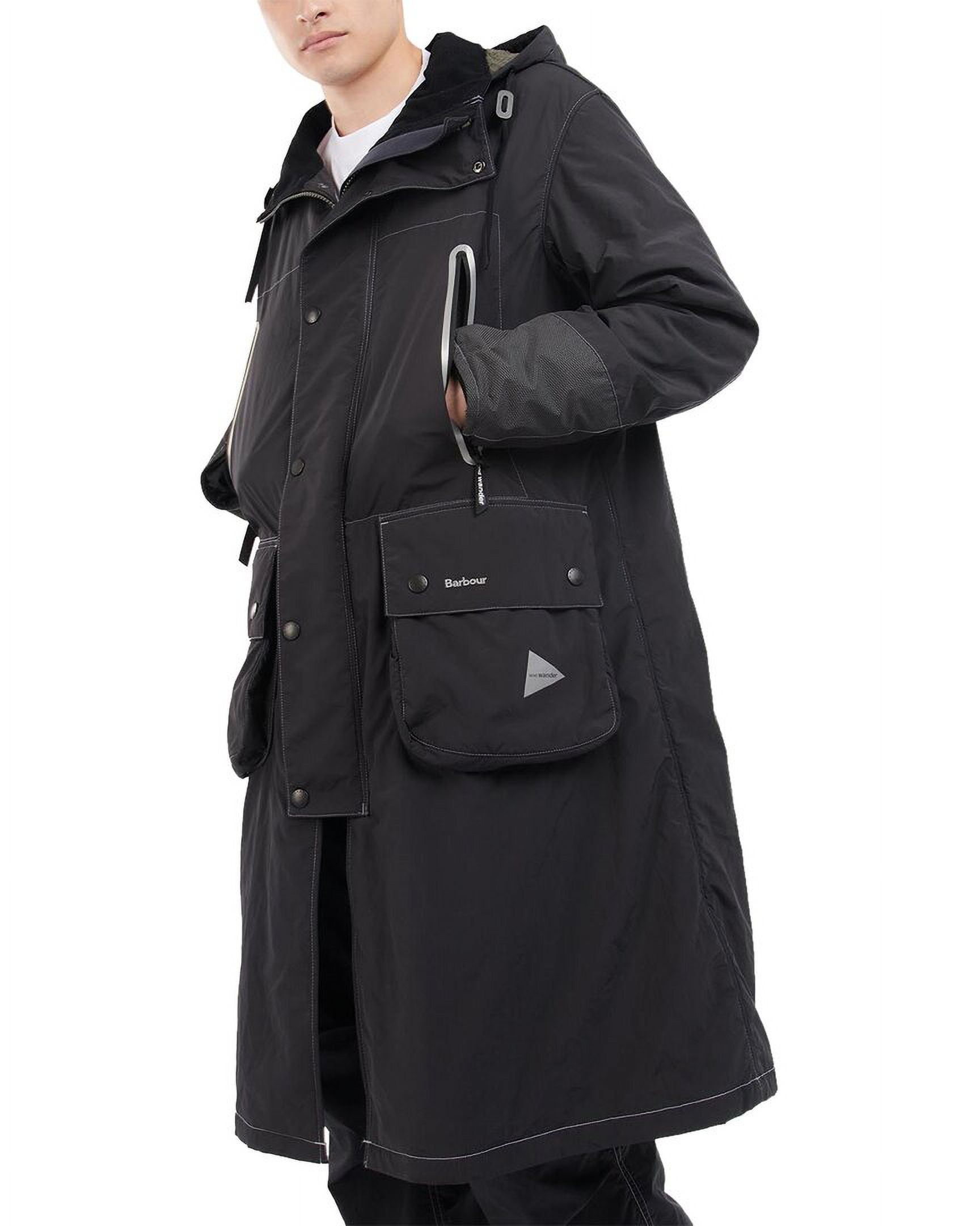 コート Barbour Coats Black Barbour Women's x Alexa Chung Dorothy Long Wax Jacket in