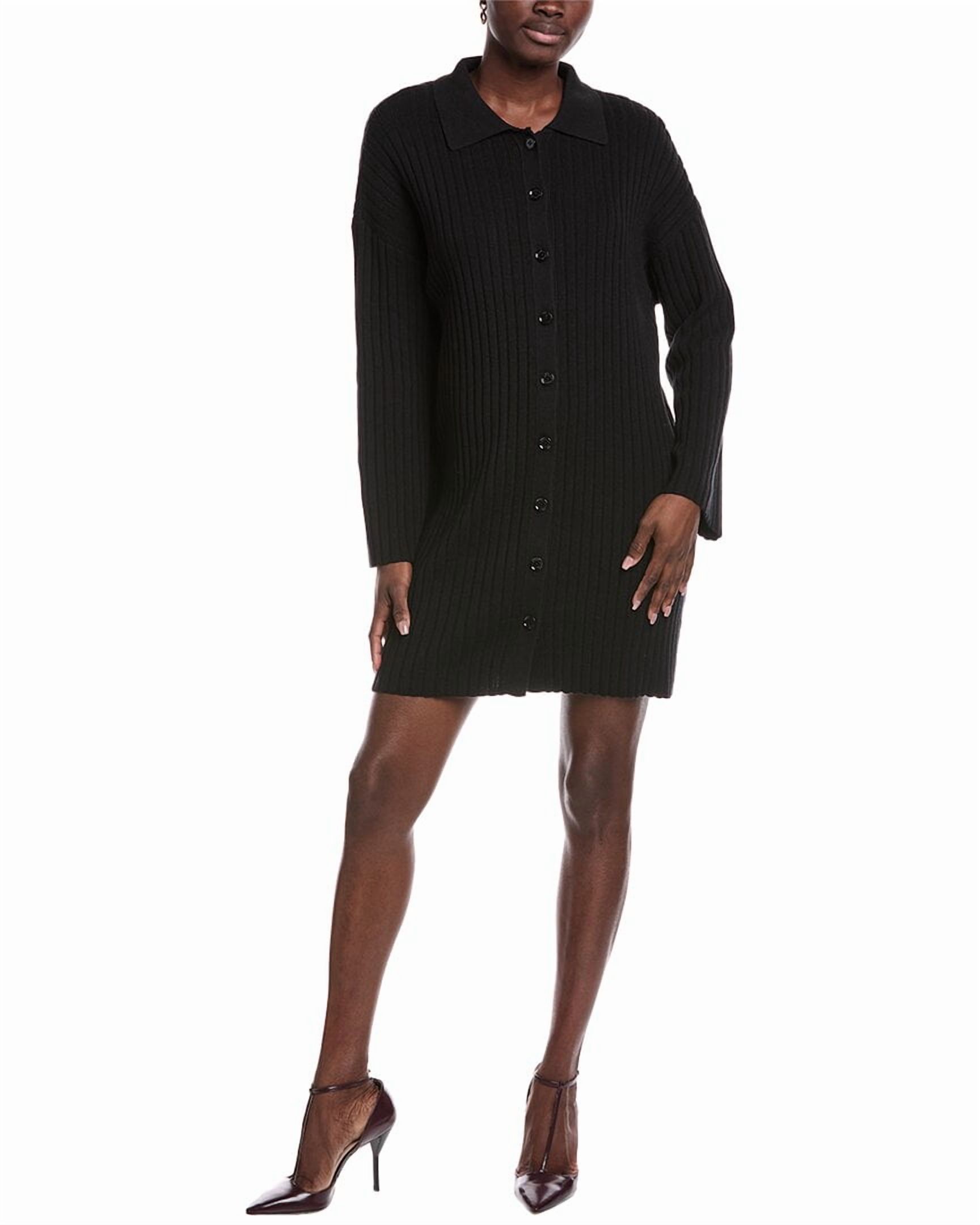 Barbour womens Claudette Wool-Blend Shirtdress, 12, Black - Walmart.com