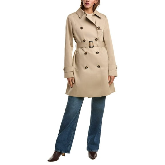 Barbour womens  Greta Trench Coat, 10, Tan
