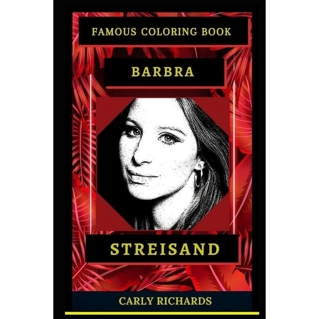 Barbra Streisand Famous Coloring Books Barbra Streisand Famous