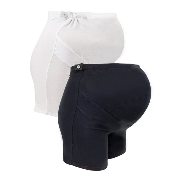Barbra Women's Cotton Maternity Panties with Adjustable Waistband 2 Pack