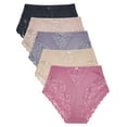 thumbnail image 1 of Barbra Women's Panties Light Control Lace Briefs Small to Plus Sizes Multi-Pack, 1 of 7