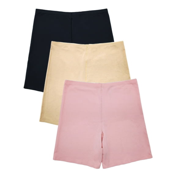 Barbra Women's Panties Seamless Boxer Brief Small to Plus Sizes Multi-Pack