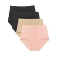 thumbnail image 1 of Barbra Women's Panties Seamless High Waist Brief Small to Plus Sizes Multi-Pack, 1 of 9