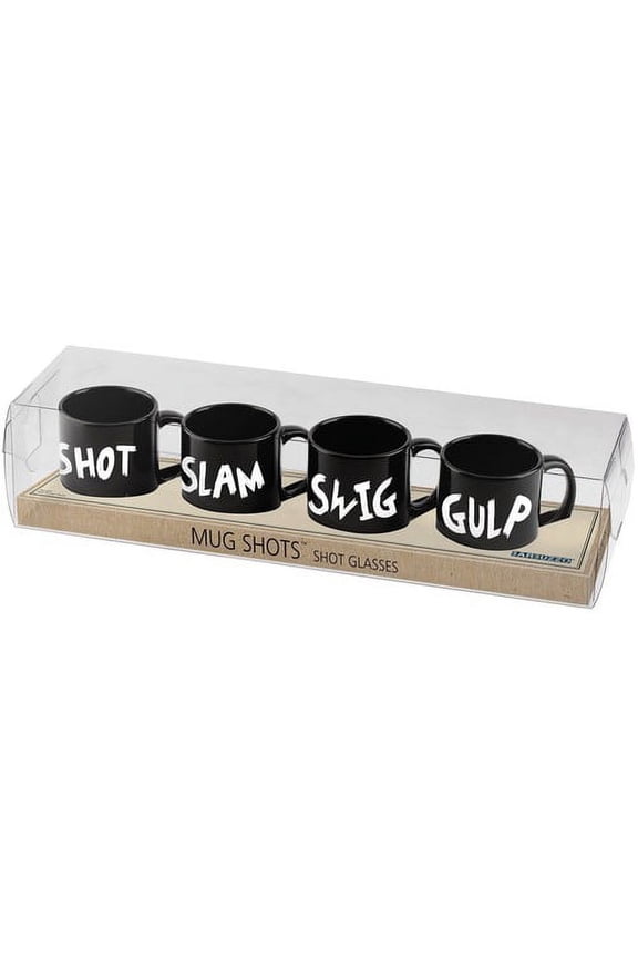 Mug Shot Shot Glasses 4 Piece Set