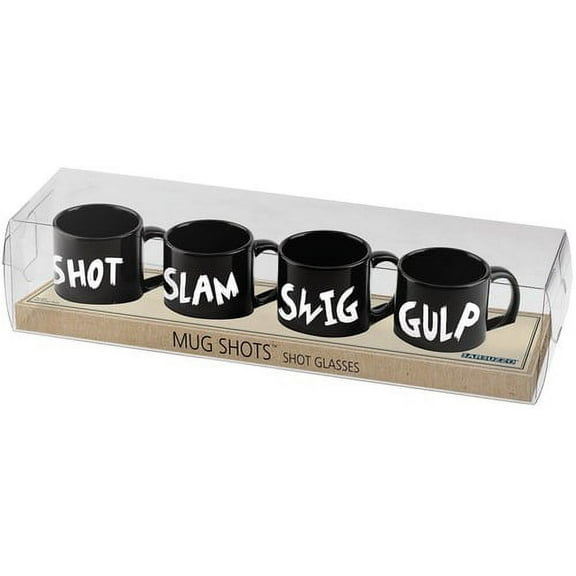 Barbuzzo Mug Shot Shot Glasses 4 Piece Set