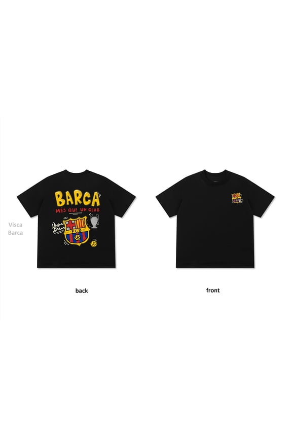Barca Soccer Fan Shirt, Més Que Un Club Football Tee, Unisex Adult Casual Everyday Wear, Size S–4XL