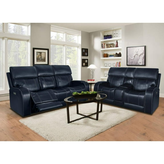 Barcalounger Glenwood Sofa w/Power Recline, Power Head Rests & Power Lumbar (Lay Flat)