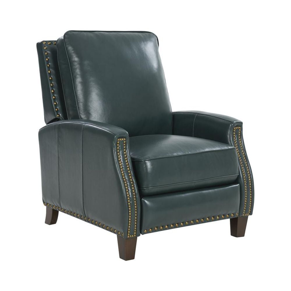 Barcalounger Melrose Recliner, Highland Emerald / All Leather