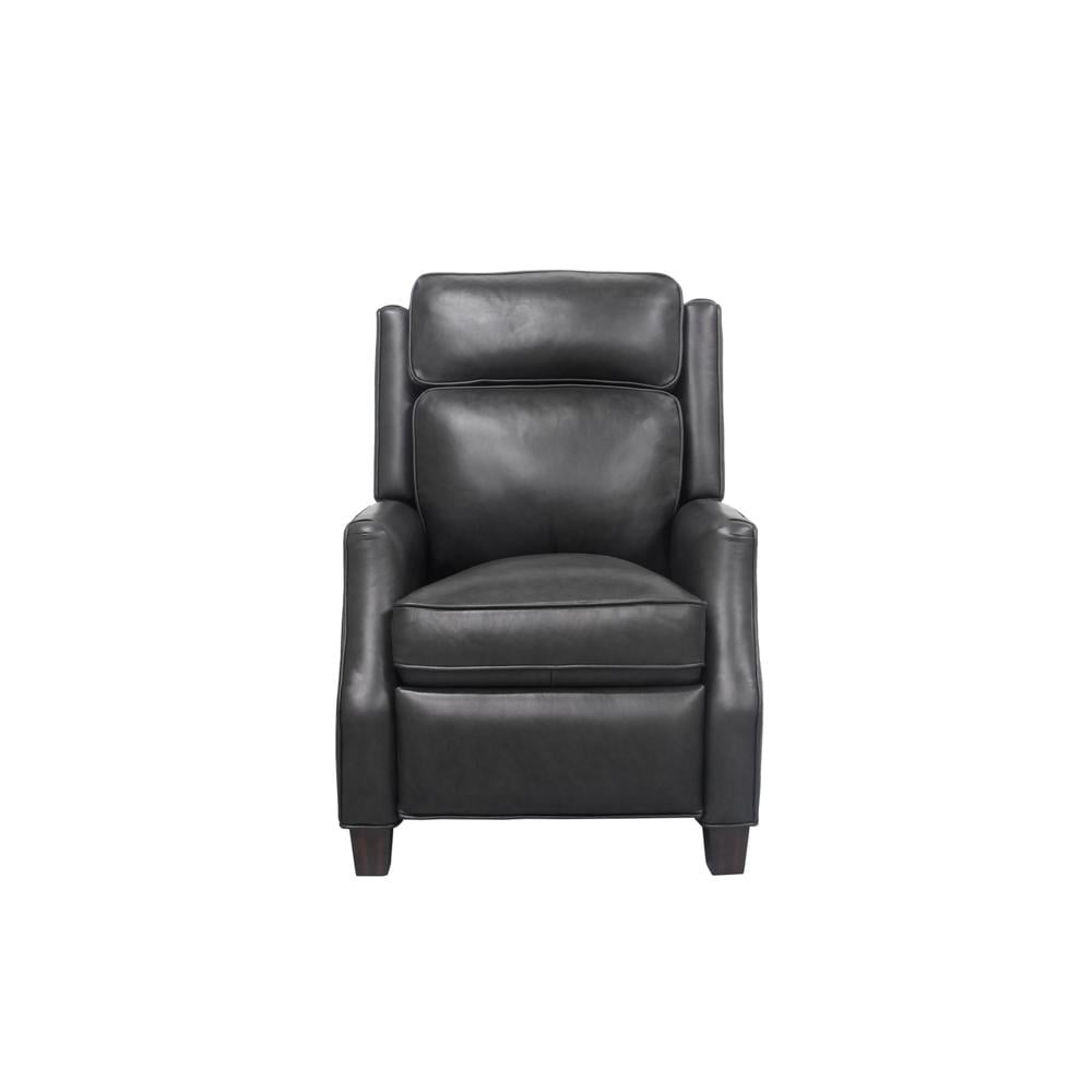 Nixon Gray Leather 43'' Contemporary Recliner Chair