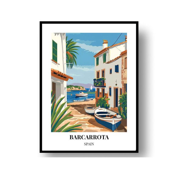 Barcarrota Spain City Travel Wall Art Decor Unframed Paper Print