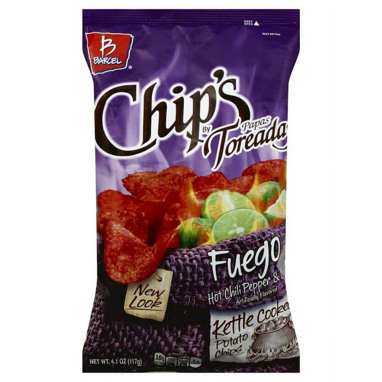 Barcel Fuego Flavor Burst Potato Chips 4.1 oz Walmart