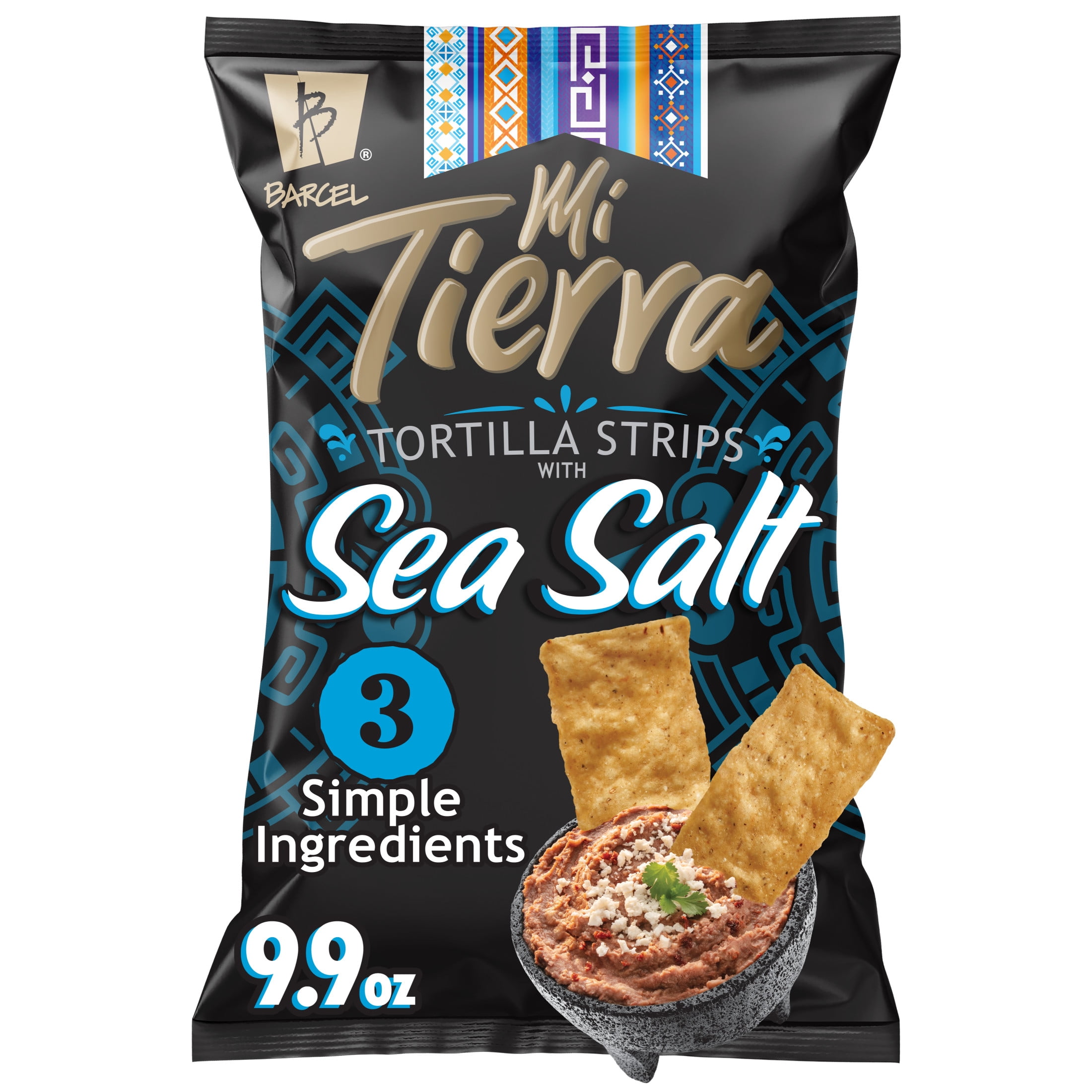 Barcel Mi Tierra 9.9 oz Bag, Sea Salt Tortilla Chip Strips
