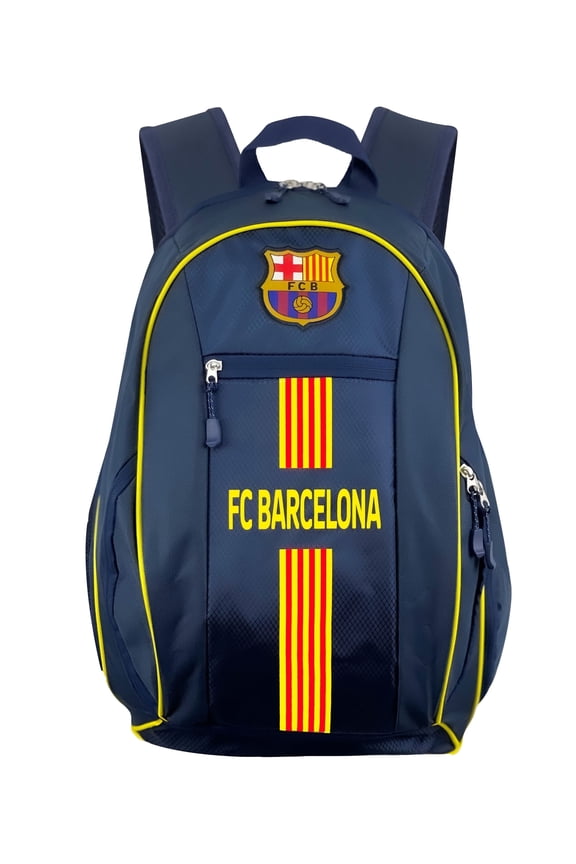 FC Barcelona Backpack with Ball Compartment Durable Polyester Sports Bag
