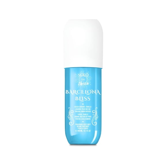 Barcelona Bliss Women Perfume, Body & Hair Mist, Body Spray, Teen Girls Spritz, Long Lasting, Vanilla, Sweet Scented, Fragrance For Women 6.1oz